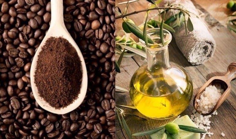 trị mụn bằng bã cà phê 